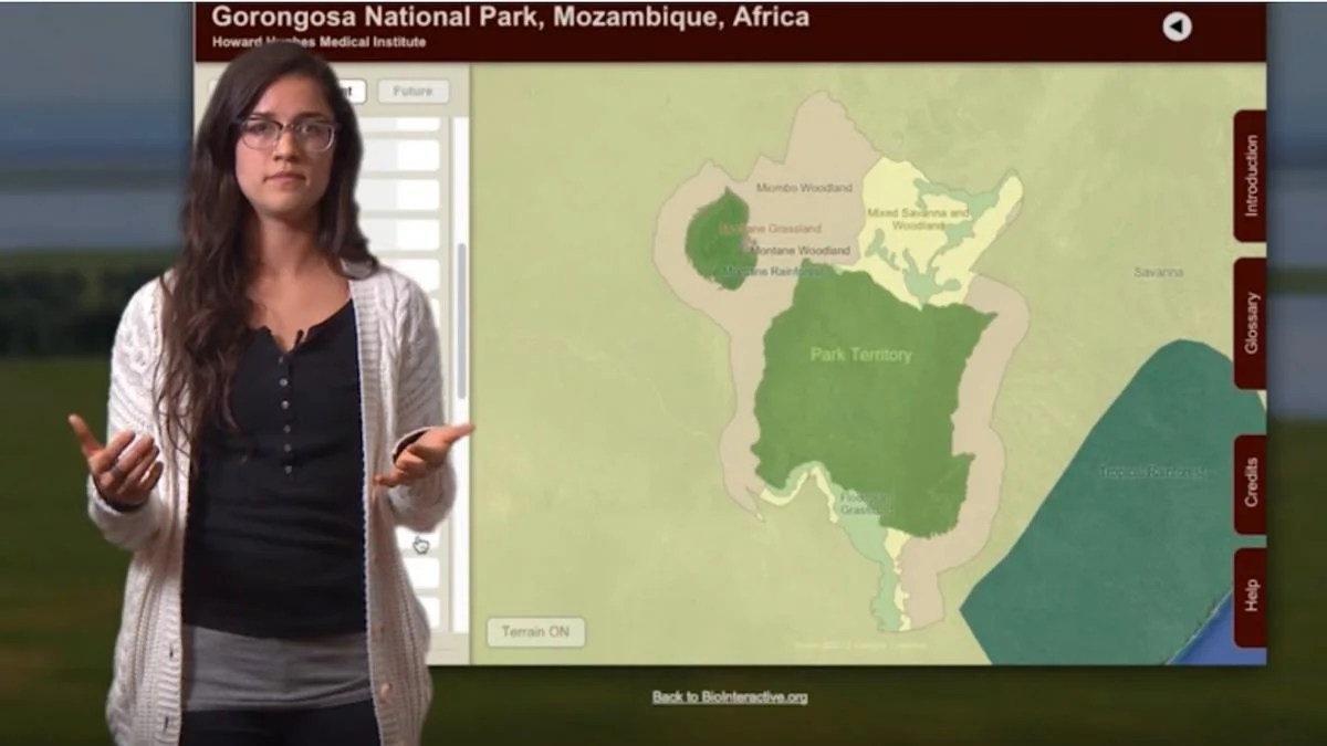 Gorongosa timeline biointeractive hhmi map interactive pbs