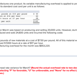 Preble company manufactures one product