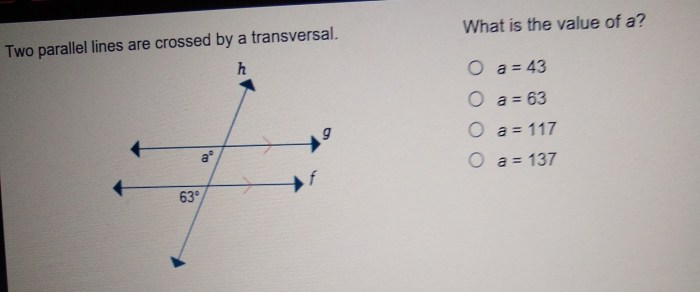 Parallel transversal determine transcription