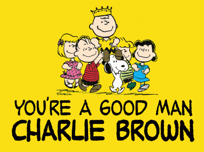 Charlie brown good man peanuts re snoopy movie egg sally lucy linus characters schroeder groundhog kids still schulz youre list